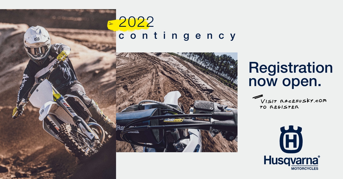 HUSQVARNA MOTORCYCLES CANADA ANNOUNCES DETAILS FOR 2022 CONTINGENCY